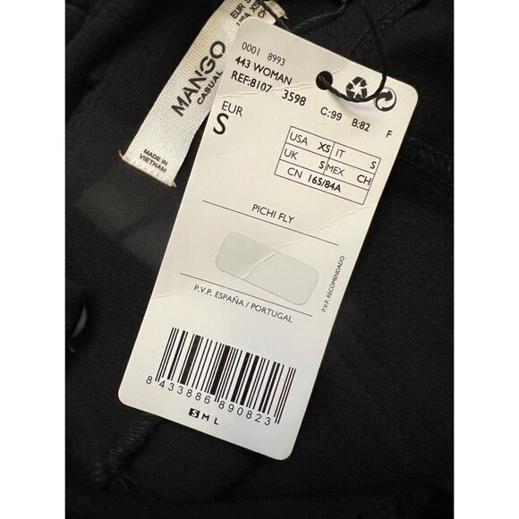 MANGO NWT City Chic Ruffle Black Dress Size XS Side zipper - Picture 8 of 12